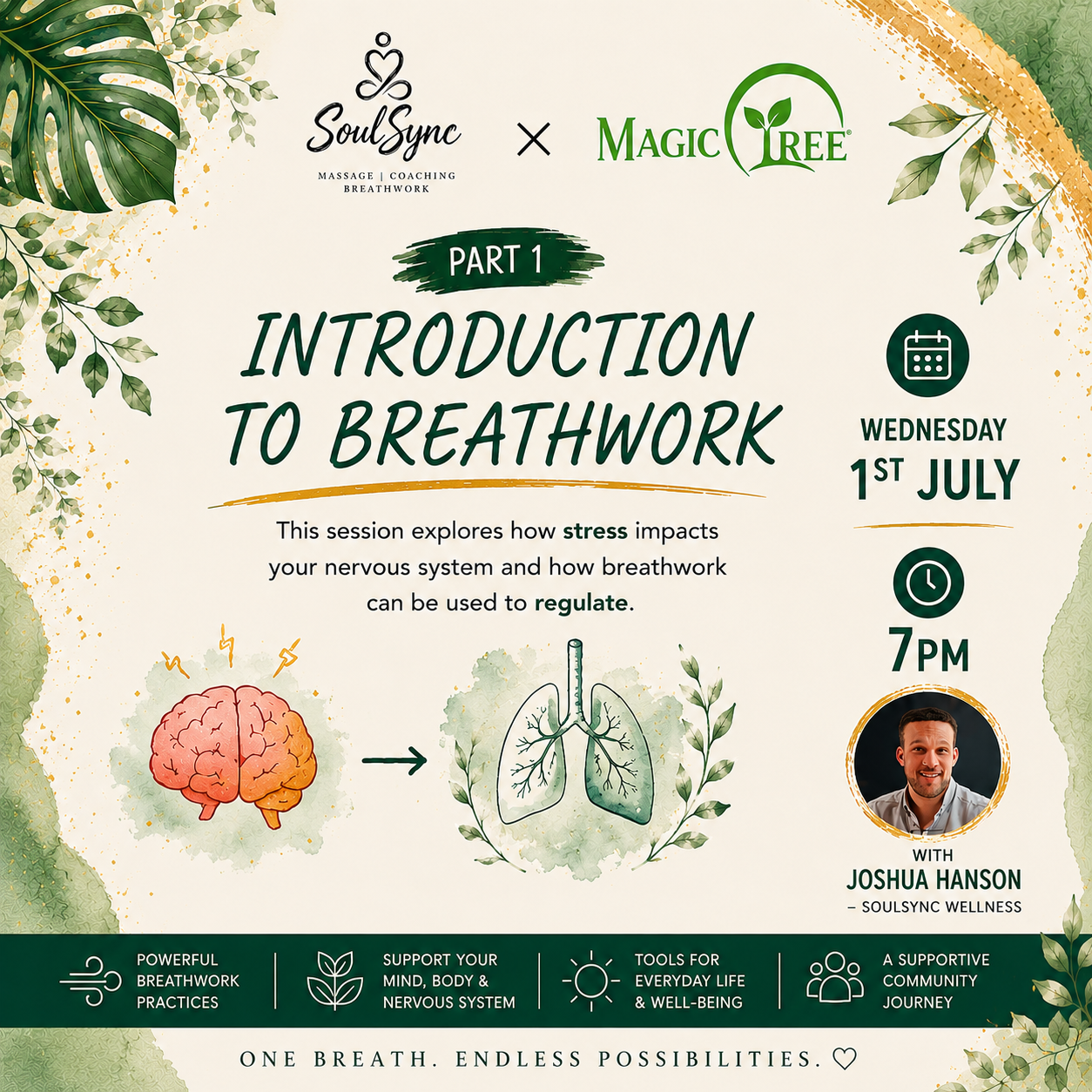 Breathwork Summer Season Session 1 - Introduction To Breathwork (Earlybird)