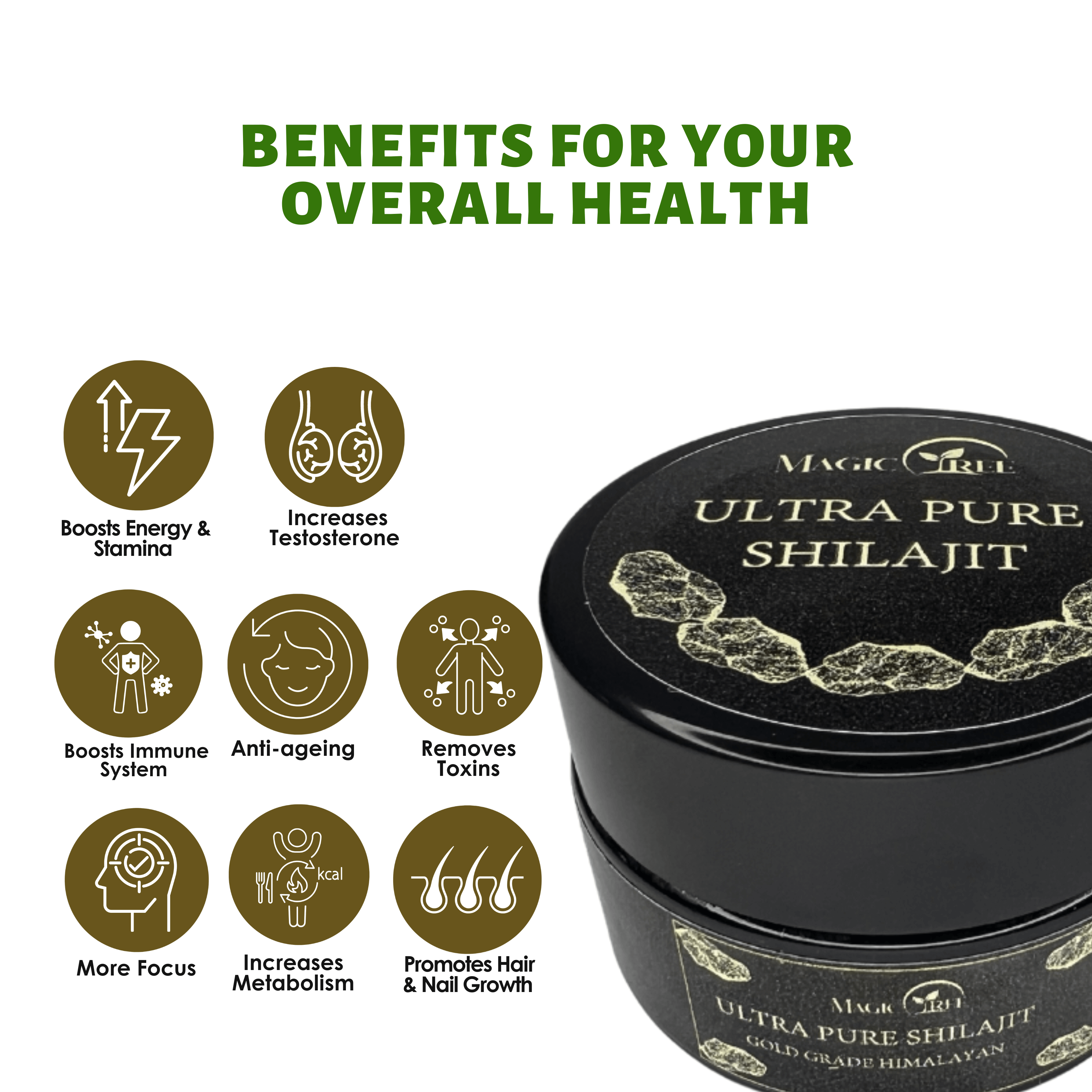 Ultra Pure Organic Shilajit UK | Magic Tree Superfoods