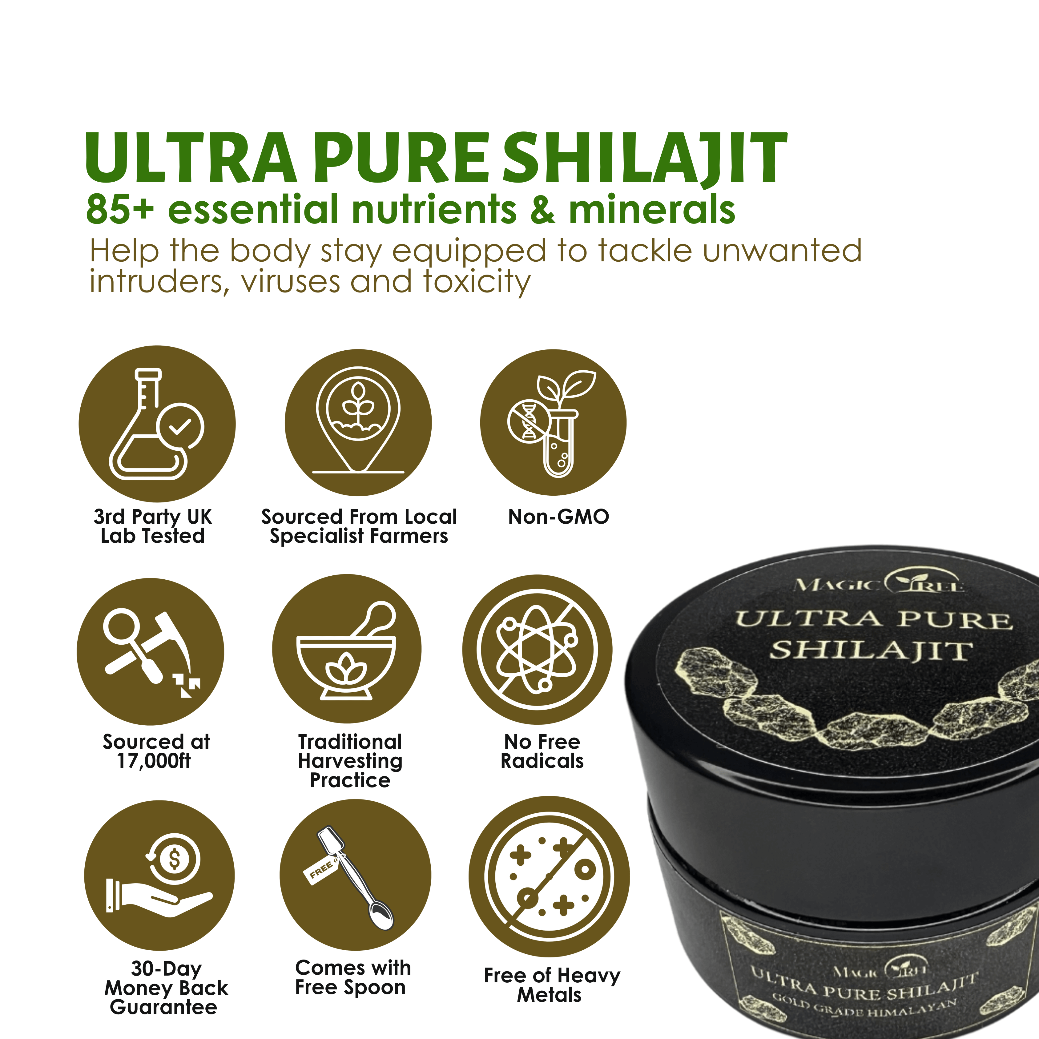 Ultra Premium Organic Shilajit