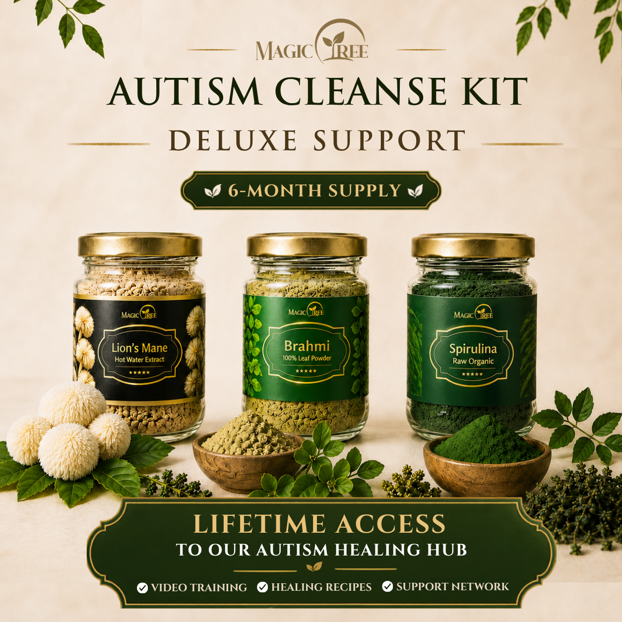 Magictree Autism Cleanse Kit: Deluxe Support