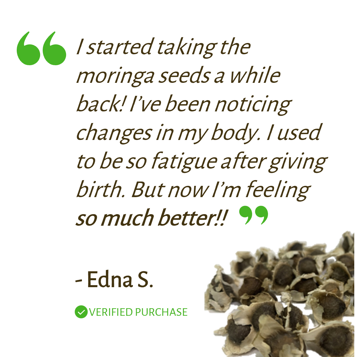 Moringa Seeds Deluxe